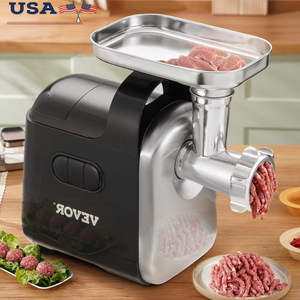 Heavy Duty Electric Meat Grinder 550W 2200W Max Sausage Stuffer 6.6 lbs per Minute ABS Stainless Steel Kitchen Tool
Heavy Duty Electric Meat Grinder 550W 2200W Max Sausage Stuffer 6.6 lbs per Minute ABS Stainless Steel Kitchen Tool