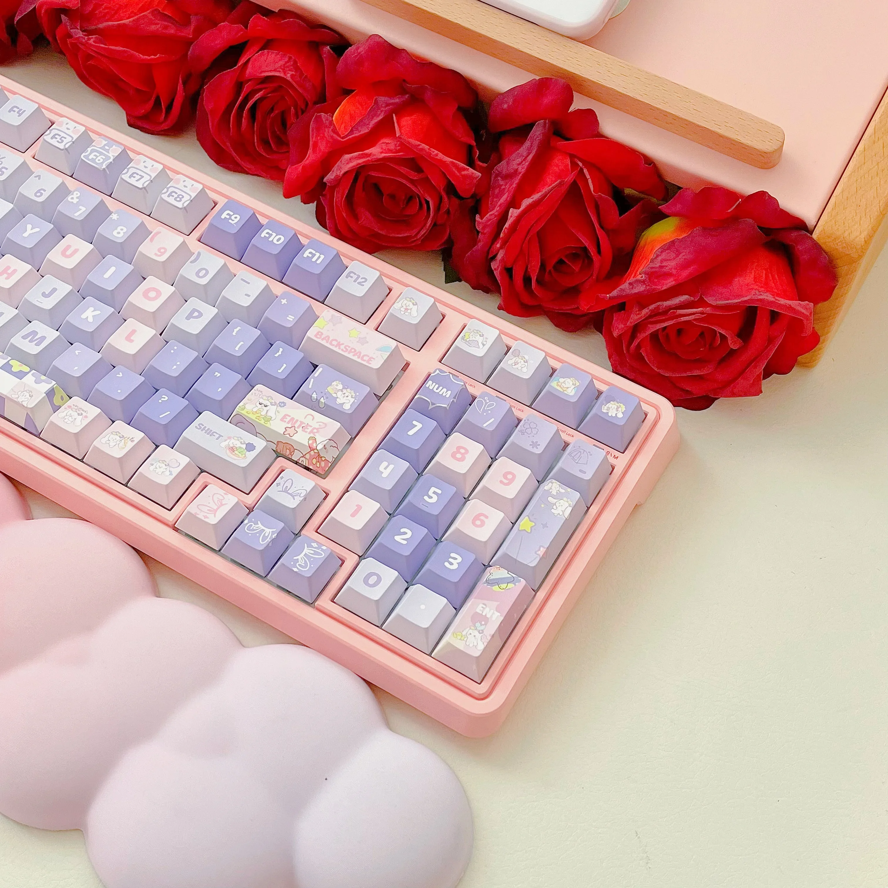 Dream Big Ear Rabbit Keycap 139 Keycap PBT Full Five-Side Sublimation 68/75/98/108 Small Full Set
Dream Big Ear Rabbit Keycap 139 Keycap PBT Full Five-Side Sublimation 68/75/98/108 Small Full Set