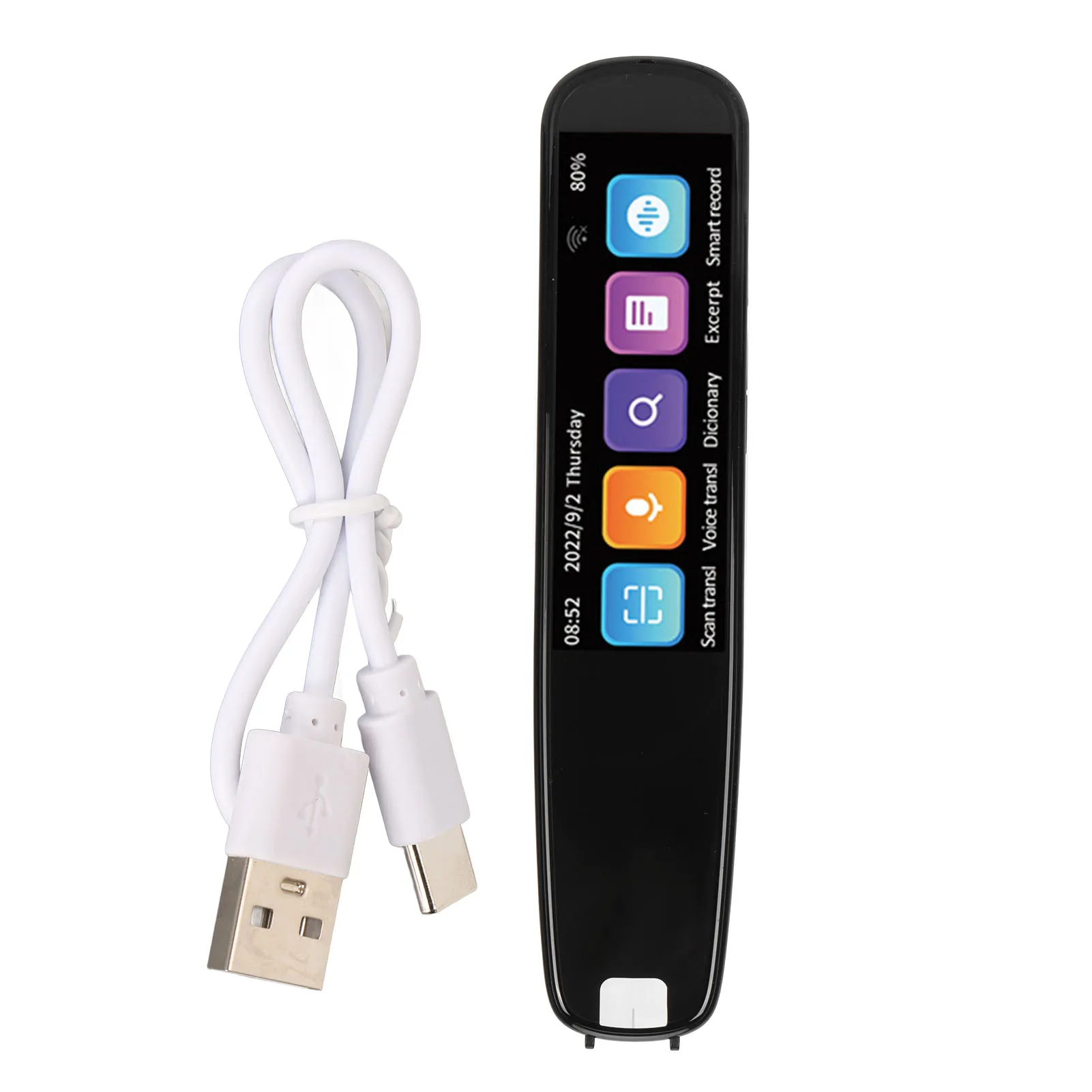 2.99in Scanning Translation Pen 2MP Smart HD WiFi 131 Language Translator Device Dictionary Pen for Language Learners Translator
2.99in Scanning Translation Pen 2MP Smart HD WiFi 131 Language Translator Device Dictionary Pen for Language Learners Translator