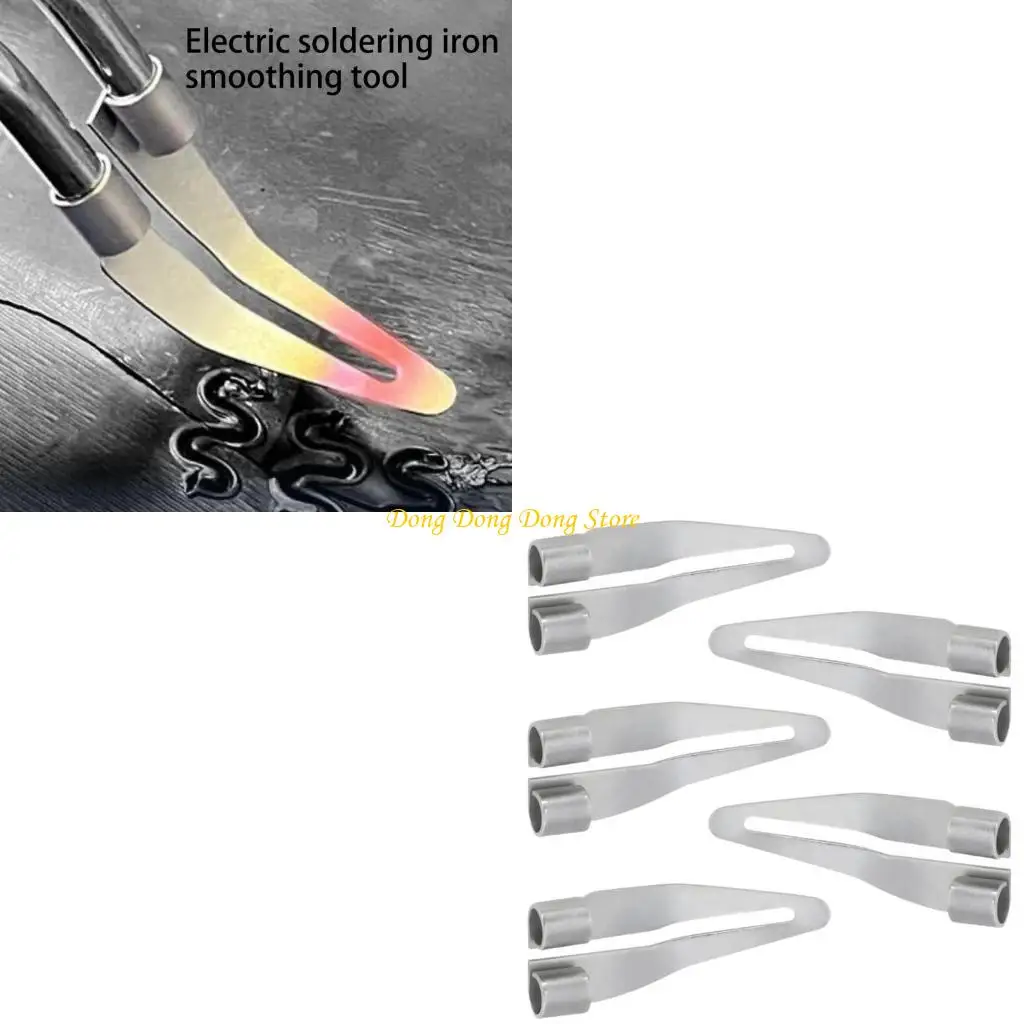 4XBA Pack Of 3/5 Practical Smooth Head Iron Tip Suitable For Various Welding Tool Perfect For Circuit Board Repairs
4XBA Pack Of 3/5 Practical Smooth Head Iron Tip Suitable For Various Welding Tool Perfect For Circuit Board Repairs