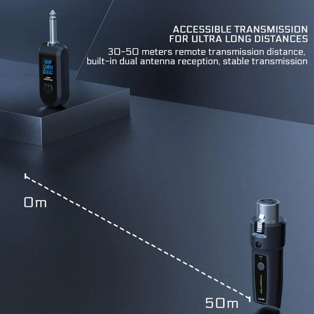 New Wireless Microphone Converter XLR Transmitter And Receiver For Dynamic Microphone Guitar Receiver Transmission Adapter U3T5
New Wireless Microphone Converter XLR Transmitter And Receiver For Dynamic Microphone Guitar Receiver Transmission Adapter U3T5