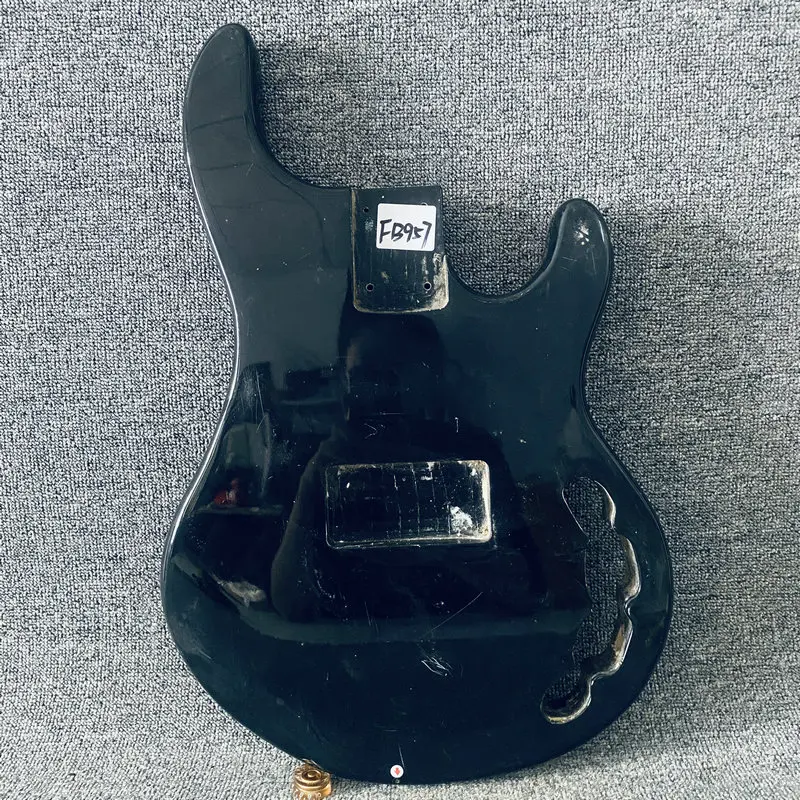 FB957 Active Pickups Black Color Musicman Style Electric Bass Unfinished Version Bass Body for Replace and DIY with Damages
FB957 Active Pickups Black Color Musicman Style Electric Bass Unfinished Version Bass Body for Replace and DIY with Damages