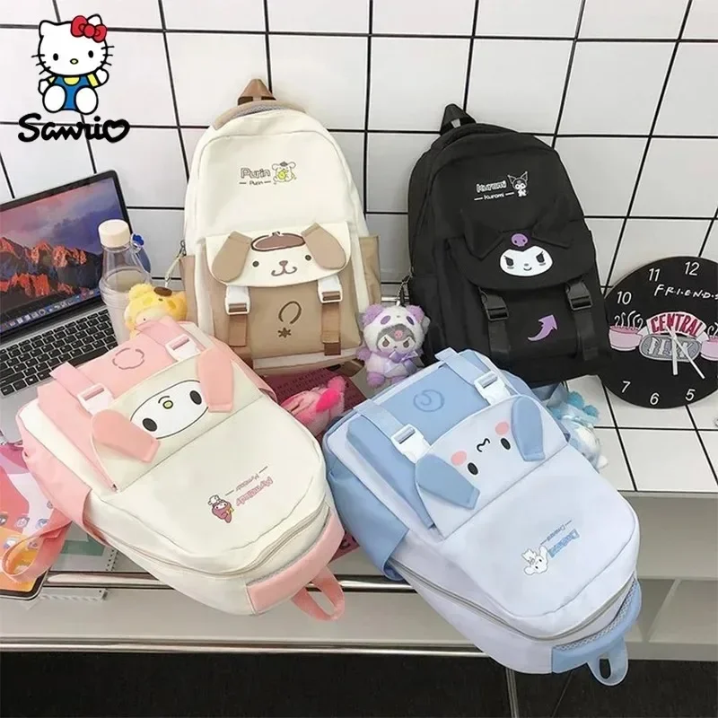 Sanrio Cartoon Kuromi Cinnamoroll Melody Cute Student Backpack Sanrio Leisure High Capacity School Bag Fashion Gift Girls New
Sanrio Cartoon Kuromi Cinnamoroll Melody Cute Student Backpack Sanrio Leisure High Capacity School Bag Fashion Gift Girls New