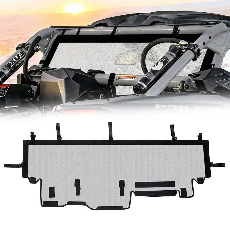 Rear Windshield Mesh Net UTV Window Sun Shade Cover For Can-Am Maverick X3 Max R RR 2/4 Doors 4x4 XRS XDS Turbo DPS 2017-2024
Rear Windshield Mesh Net UTV Window Sun Shade Cover For Can-Am Maverick X3 Max R RR 2/4 Doors 4x4 XRS XDS Turbo DPS 2017-2024