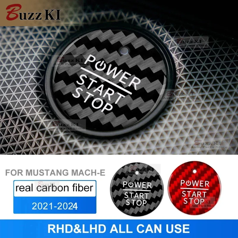 For Ford Mustang Mach-E 2021 2022 2023 2024 Real Hard Carbon Fiber Cover Start Stop Engine Button Car Sticker Push Button
For Ford Mustang Mach-E 2021 2022 2023 2024 Real Hard Carbon Fiber Cover Start Stop Engine Button Car Sticker Push Button