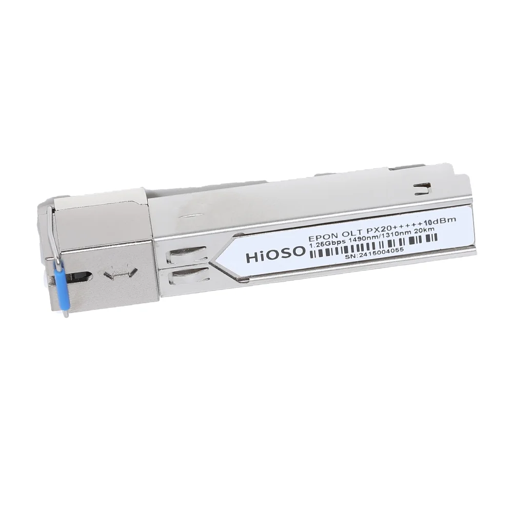 HiOSO EPON SFP moudules px20+++++ 10db with other brands OLT pon modules compatible for for
HiOSO EPON SFP moudules px20+++++ 10db with other brands OLT pon modules compatible for for