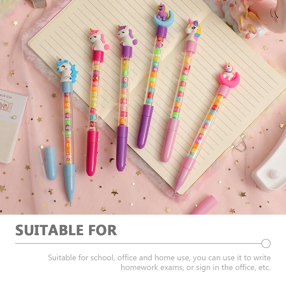 6pcs 0.5mm Cartoon Gel for Kids School Stationery Kawaii Writing Pens Comfortable Grip Smooth Ink Multi for Office
6pcs 0.5mm Cartoon Gel for Kids School Stationery Kawaii Writing Pens Comfortable Grip Smooth Ink Multi for Office