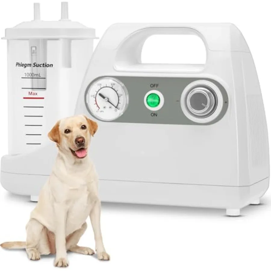 1000ML Portable Veterinary Suction Machine for Home Use 110V Vacuum Device with Transparent Body and High Efficiency
1000ML Portable Veterinary Suction Machine for Home Use 110V Vacuum Device with Transparent Body and High Efficiency