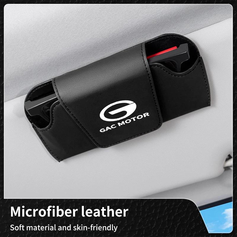 Car Glasses Holder Leather Sun Visor Sunglasses Bag Auto Accessories For Trumpchi GS3 GS4 GS5 GS8 GA3 GA4 GA5 GA6 GA8 GM6 GM8
Car Glasses Holder Leather Sun Visor Sunglasses Bag Auto Accessories For Trumpchi GS3 GS4 GS5 GS8 GA3 GA4 GA5 GA6 GA8 GM6 GM8