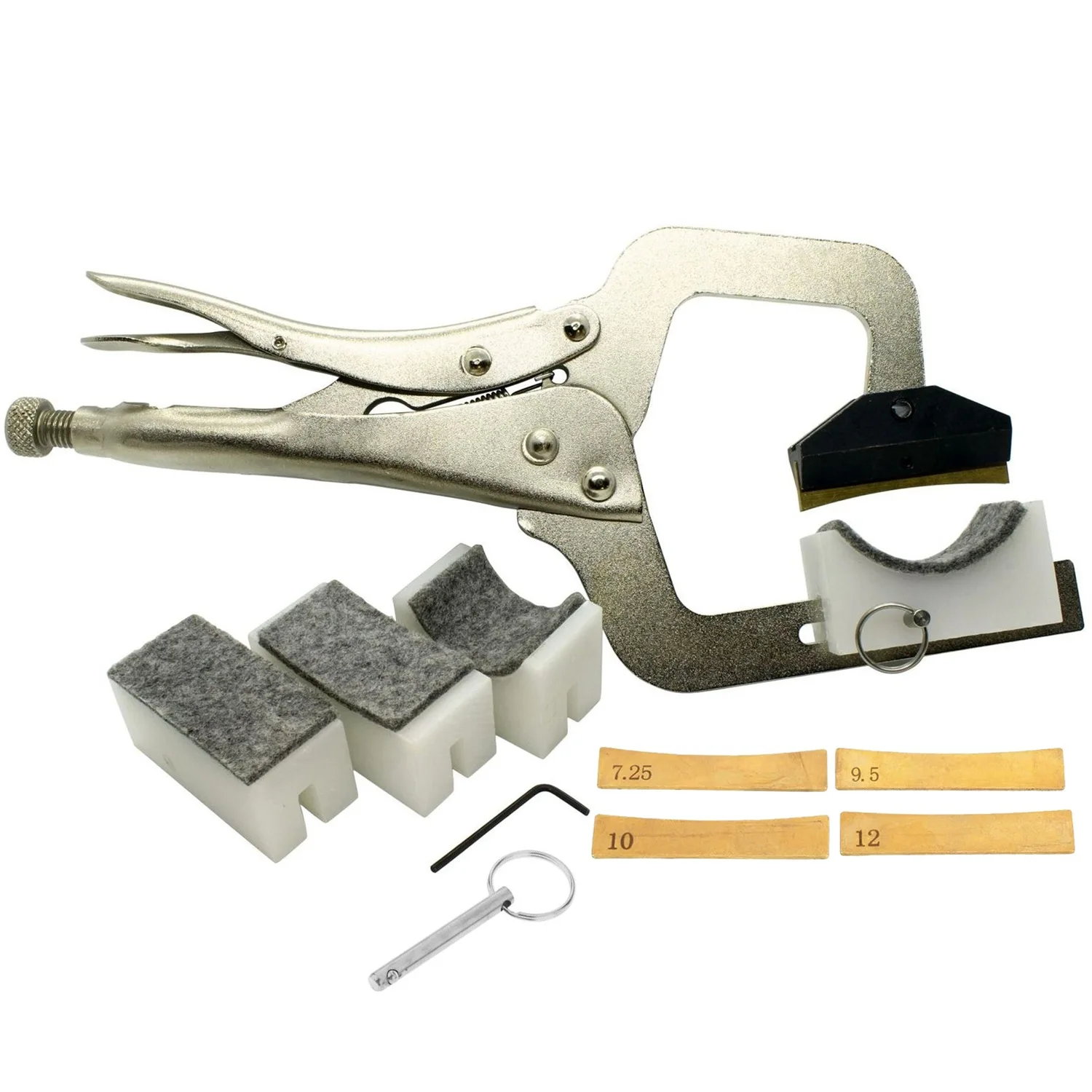 Hooqu Fingerboard Handheld Fret Press Insert Tool With 9 Radius Inserts Guitar Luthier Repair Tool Adjusts Easily Hot Sale Acces
Hooqu Fingerboard Handheld Fret Press Insert Tool With 9 Radius Inserts Guitar Luthier Repair Tool Adjusts Easily Hot Sale Acces