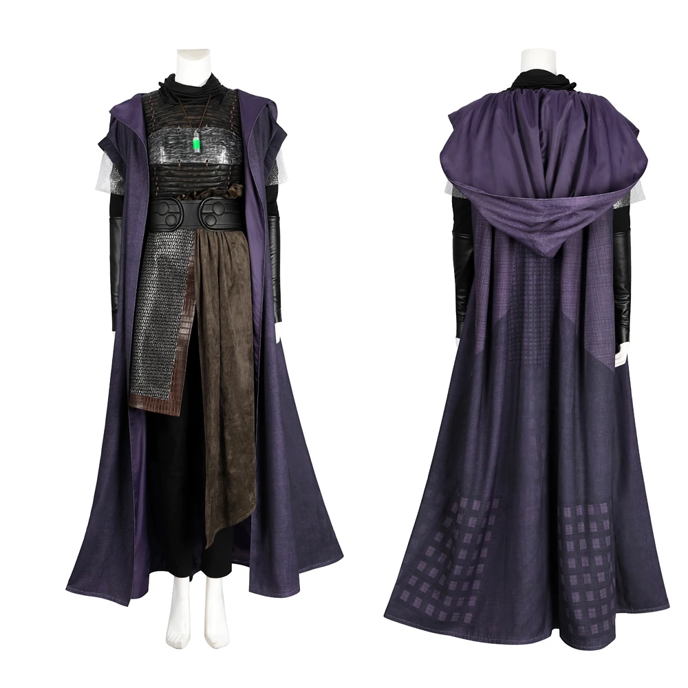 Butle Mae Cosplay The Acolyte Costume Sol Role Play Hooded Cloak Dress Halloween Clothing Adult Women Fantasy Disguise Outfit
Butle Mae Cosplay The Acolyte Costume Sol Role Play Hooded Cloak Dress Halloween Clothing Adult Women Fantasy Disguise Outfit