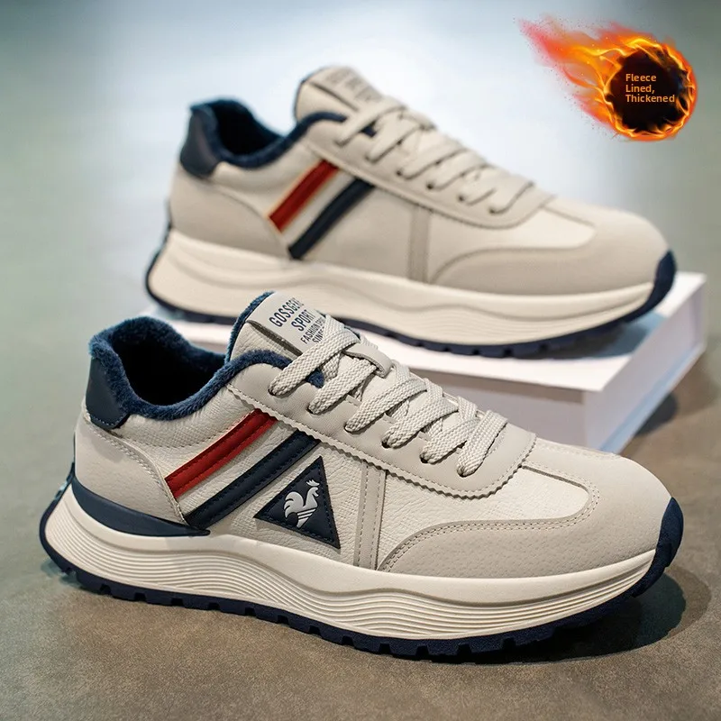 Men's Winter Fleece Lined Running Shoes Casual Sporty Thick Bottom Heightening Dad Trendy Shoes Youth Fashion Korean Style
Men's Winter Fleece Lined Running Shoes Casual Sporty Thick Bottom Heightening Dad Trendy Shoes Youth Fashion Korean Style