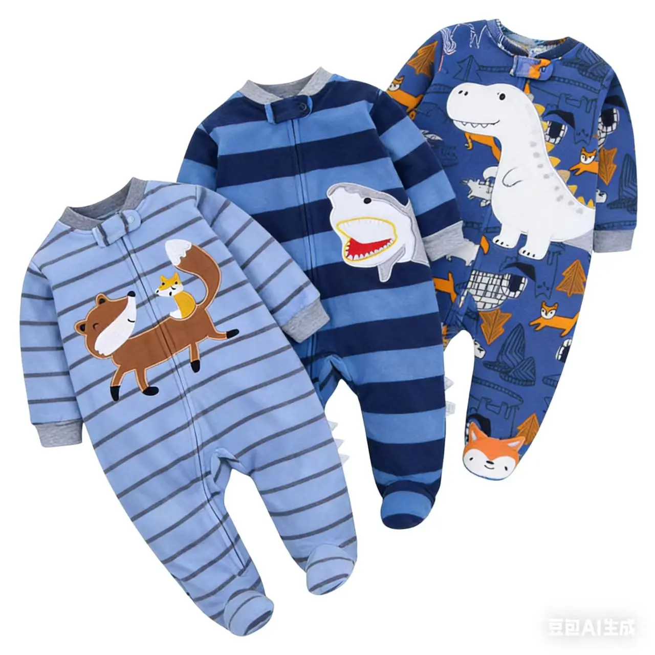 Newborn Baby Romper Spring Autumn Fleece Zipper Boy Girl Pajamas Outfit Animal Jumpsuit Infants Clothing 0 -12 Months
Newborn Baby Romper Spring Autumn Fleece Zipper Boy Girl Pajamas Outfit Animal Jumpsuit Infants Clothing 0 -12 Months