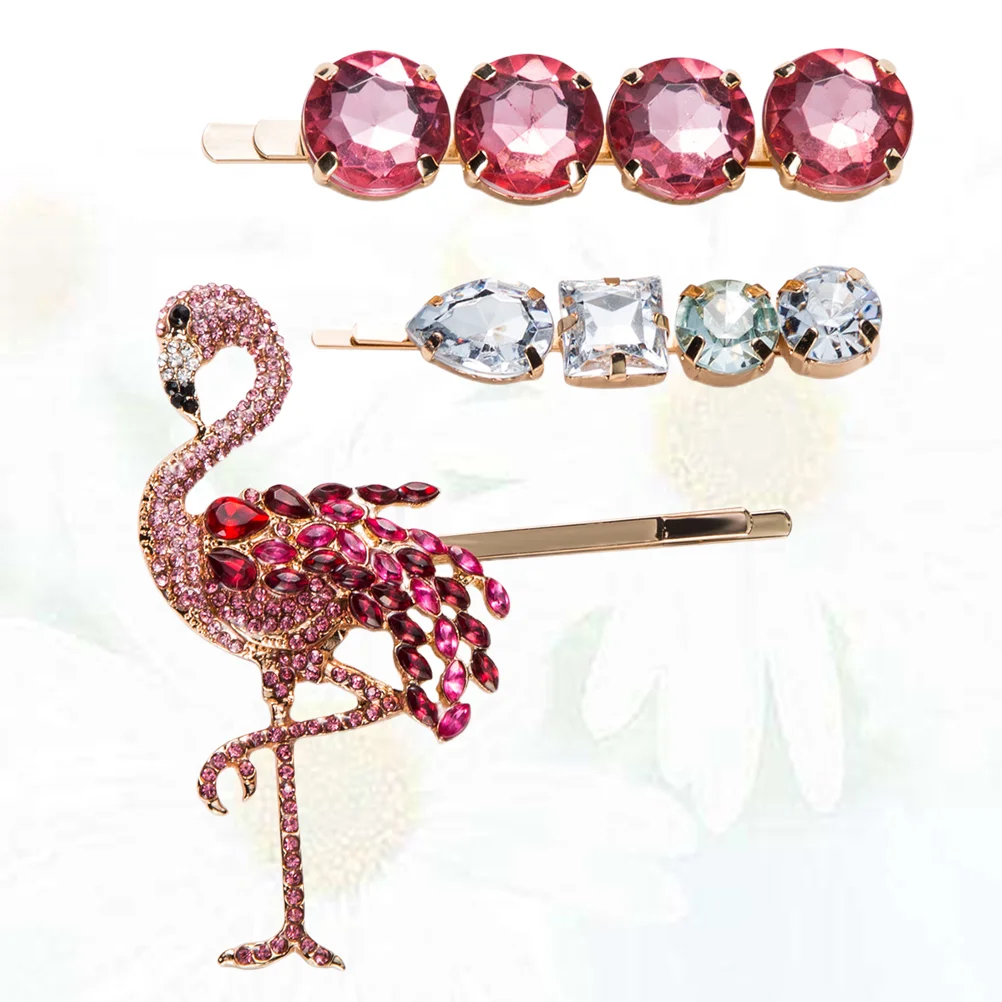 3 Pcs Woman Hair Accessories Women Hairpin Rhinestone Clip Clips for Bobby Pins Diamond
3 Pcs Woman Hair Accessories Women Hairpin Rhinestone Clip Clips for Bobby Pins Diamond