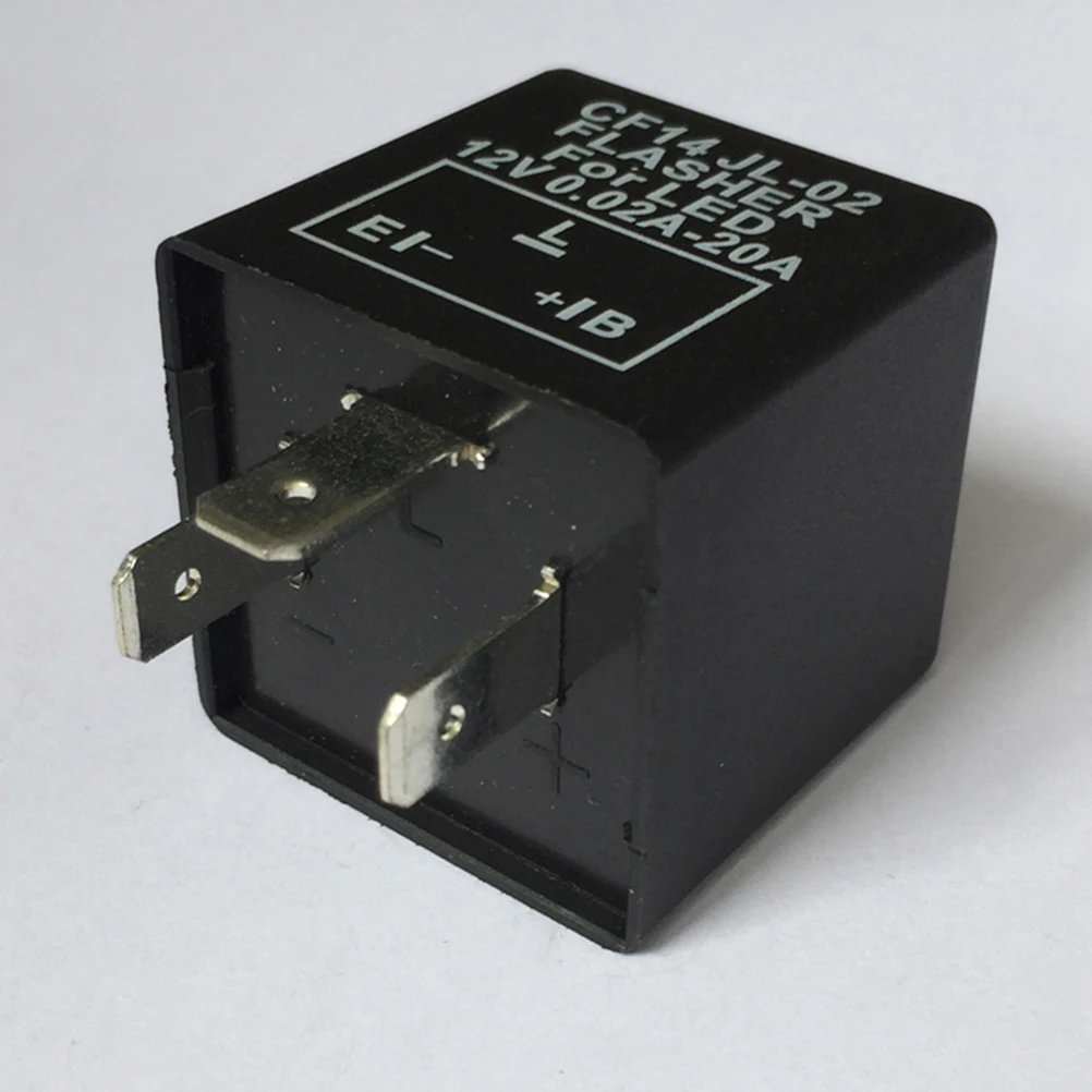 3 Pin LED Flasher Relay 12V Signal Light Fix Turn Blinking Car Motorbike Supplies Voltage Compensation Horn Parts
3 Pin LED Flasher Relay 12V Signal Light Fix Turn Blinking Car Motorbike Supplies Voltage Compensation Horn Parts