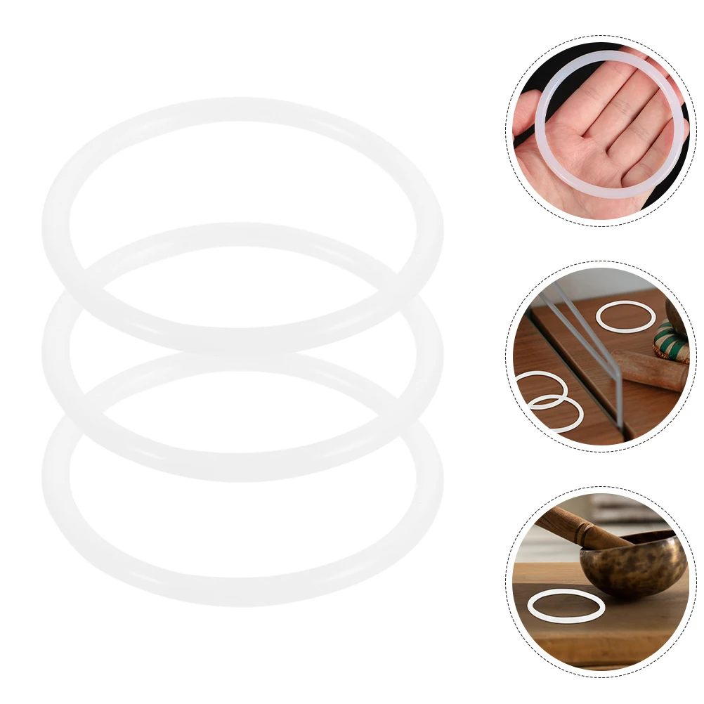 3pcs Music Bowl Washer Rubber Ring for Crystal Singing Bowl Sound Vibration Cushion Durable Comfortable Smooth
3pcs Music Bowl Washer Rubber Ring for Crystal Singing Bowl Sound Vibration Cushion Durable Comfortable Smooth