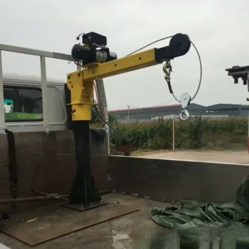 Truck Crane 1 Ton 12V 24V Vehicle Small Lifting Hoist Home Winch Electric Hoist 220v Crane
Truck Crane 1 Ton 12V 24V Vehicle Small Lifting Hoist Home Winch Electric Hoist 220v Crane