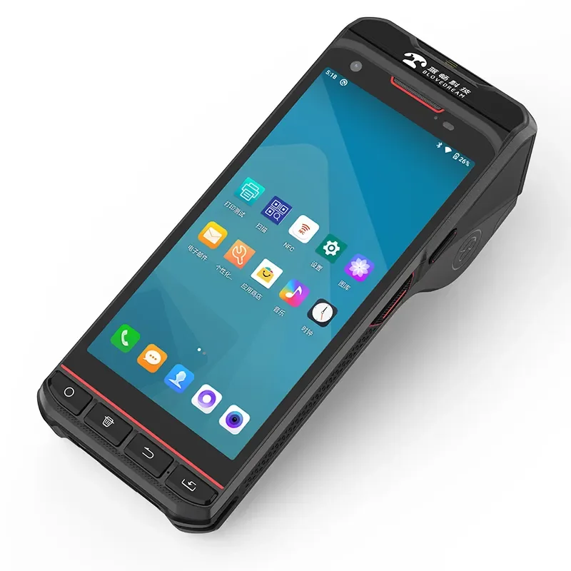 P501 системы Android 10 ручные PDAs Smart POS терминал с 58 мм чековые принтеры/BT/ WiFi/ 4G
P501 системы Android 10 ручные PDAs Smart POS терминал с 58 мм чековые принтеры/BT/ WiFi/ 4G
