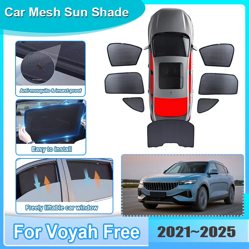 Car Window Sunshade For Voyah Free Rabdan One 2021-2025 2023 Visor Mesh UV Protection Windshield Frame Curtain Auto Accessories
Car Window Sunshade For Voyah Free Rabdan One 2021-2025 2023 Visor Mesh UV Protection Windshield Frame Curtain Auto Accessories