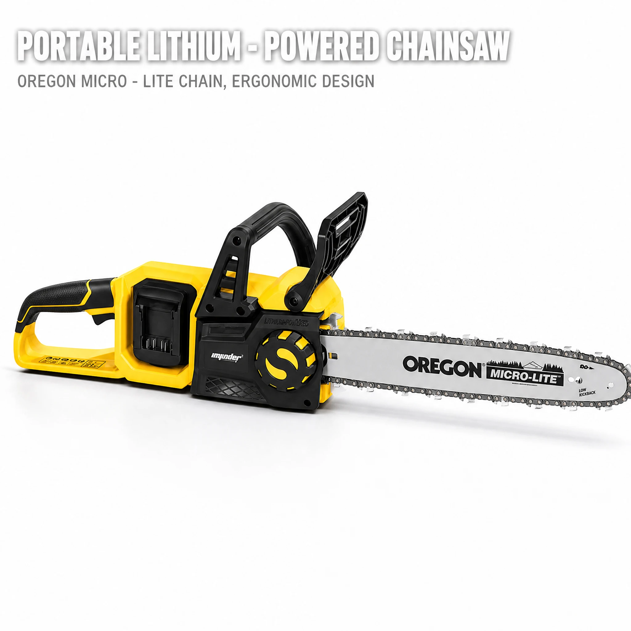16" Brushless Cordless Chainsaw Compatible with Dewalt 20V Battery, Handheld Electric Chain Saw for Tree Wood Cutting(tool only)
16" Brushless Cordless Chainsaw Compatible with Dewalt 20V Battery, Handheld Electric Chain Saw for Tree Wood Cutting(tool only)
