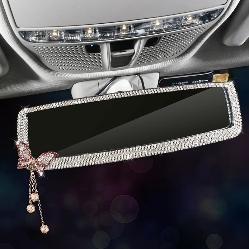 Luxury Shiny Car Rearview Mirror Cover Auto Rhinestone Case Rear Mirrors Car Rear Decoration Car Bling Accessories for Woman
Luxury Shiny Car Rearview Mirror Cover Auto Rhinestone Case Rear Mirrors Car Rear Decoration Car Bling Accessories for Woman