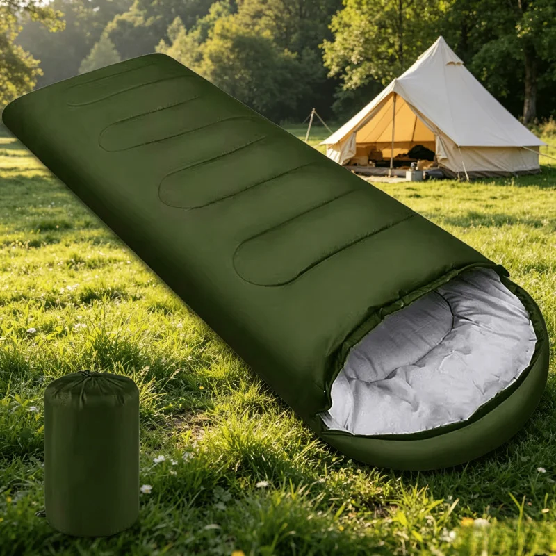 Ultralight Waterproof 4 Season Envelope Sleeping Bag - Warm Camping & Backpacking Bag for Outdoor Hiking
Ultralight Waterproof 4 Season Envelope Sleeping Bag - Warm Camping & Backpacking Bag for Outdoor Hiking