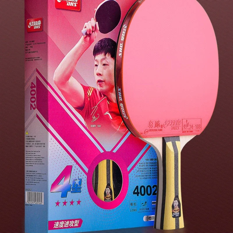4-star Long Handle Table Tennis Racket Pure Wooden Table Tennis Rackets Non-slip Comfortable Professional Racket Ping Pong
4-star Long Handle Table Tennis Racket Pure Wooden Table Tennis Rackets Non-slip Comfortable Professional Racket Ping Pong