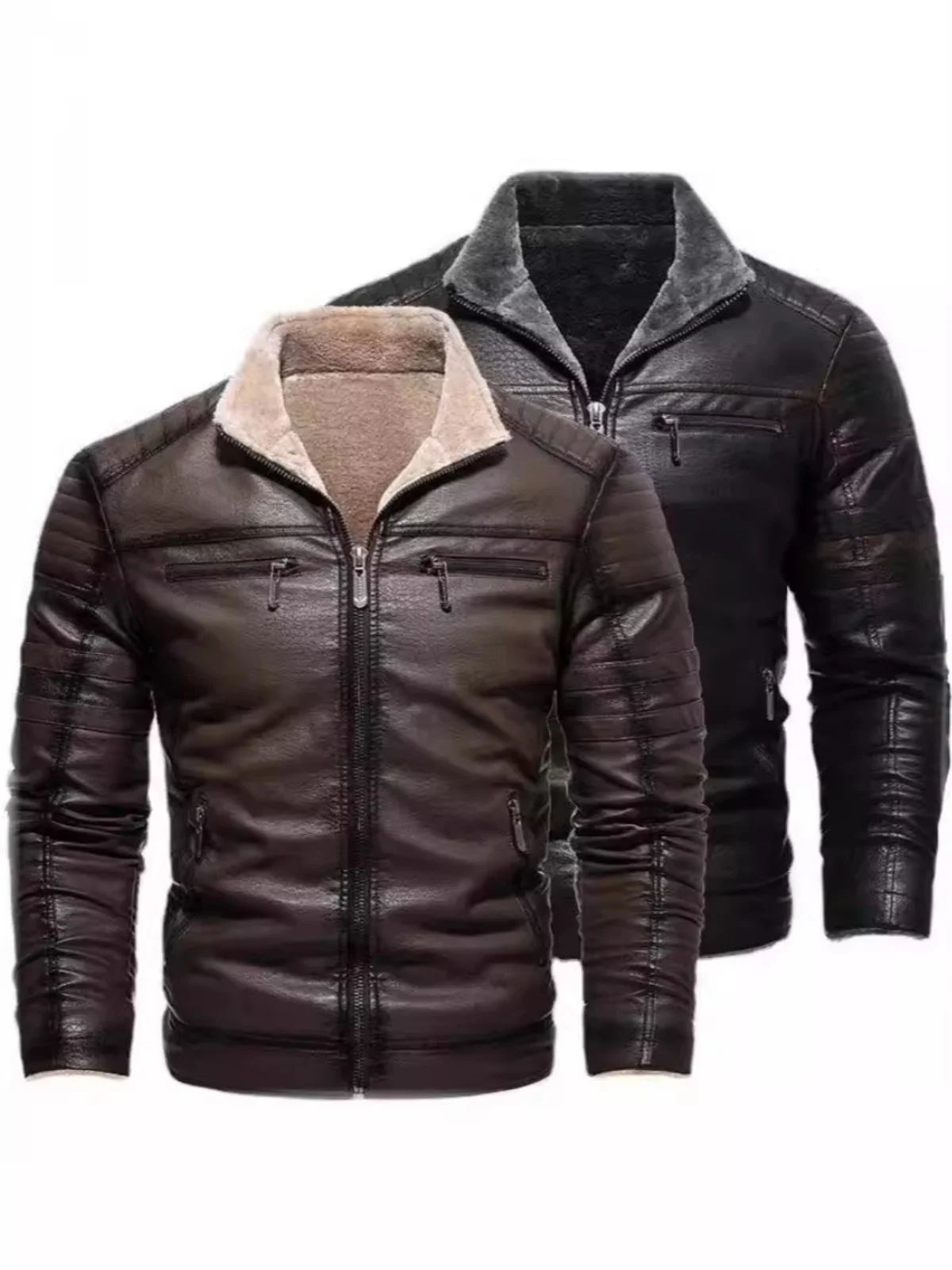 Европейская мужская куртка из искусственной кожи Jaet Plu, теплое пальто из искусственной кожи, полиэфирная ткань, водонепроницаемая длинная куртка с капюшоном
Европейская мужская куртка из искусственной кожи Jaet Plu, теплое пальто из искусственной кожи, полиэфирная ткань, водонепроницаемая длинная куртка с капюшоном