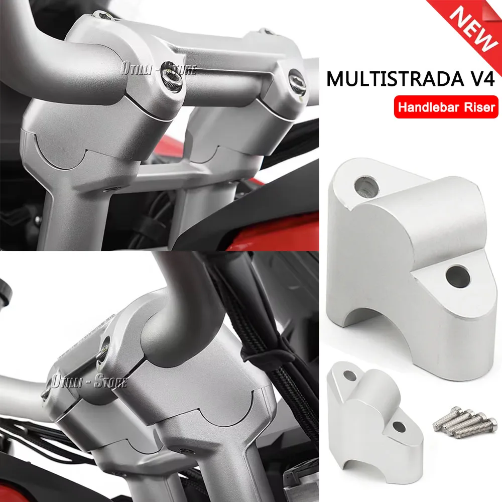 For Ducati Multistrada V4 S V4S V4 Pikes Peak Rally Accessories Motorcycle CNC Aluminum Handlebar Riser Heightening Clamp Mount
For Ducati Multistrada V4 S V4S V4 Pikes Peak Rally Accessories Motorcycle CNC Aluminum Handlebar Riser Heightening Clamp Mount