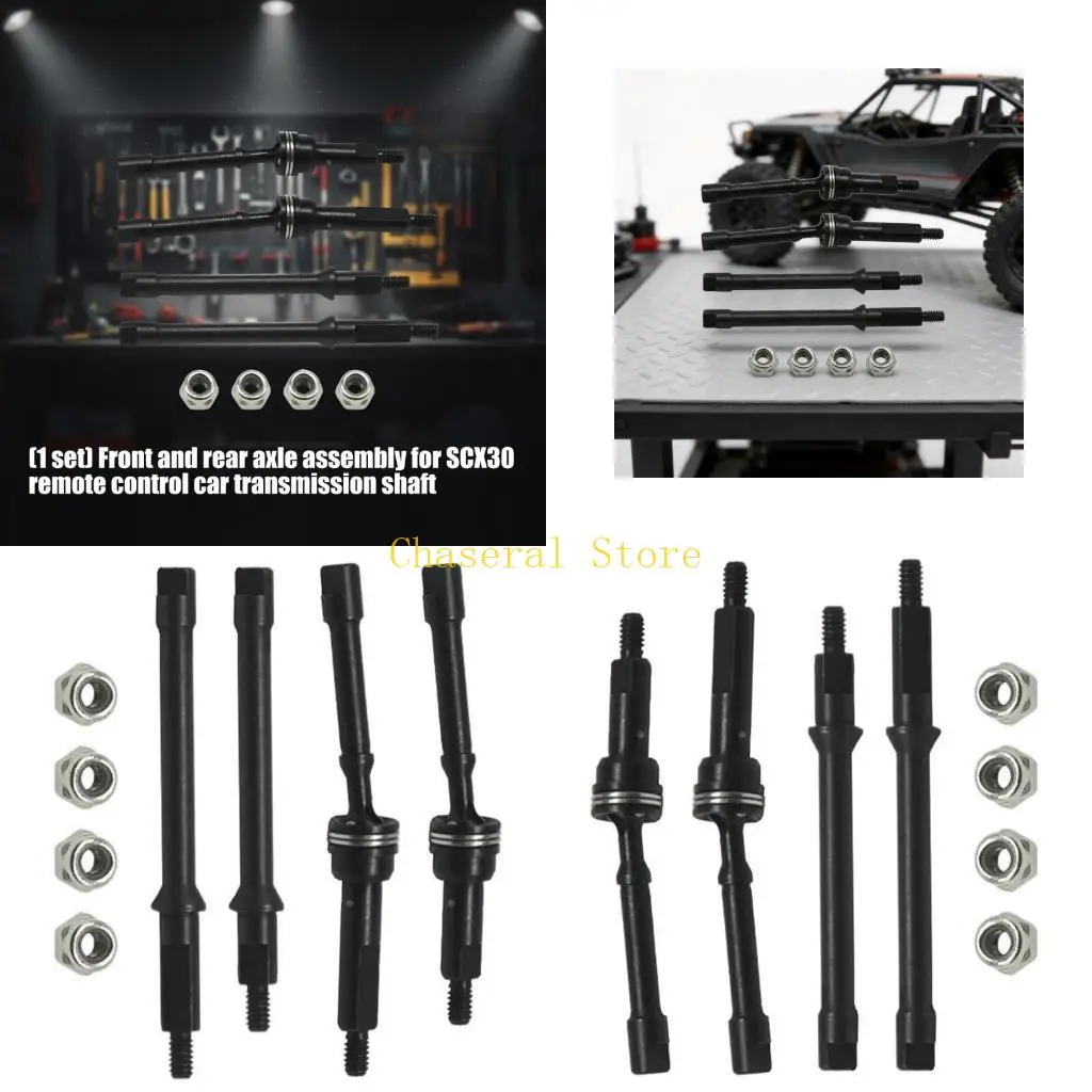 E7CE Premium Metal Transmission Shaft With Front Rear Axles For SCX30 Remote Control Vehicle Upgrade Parts
E7CE Premium Metal Transmission Shaft With Front Rear Axles For SCX30 Remote Control Vehicle Upgrade Parts