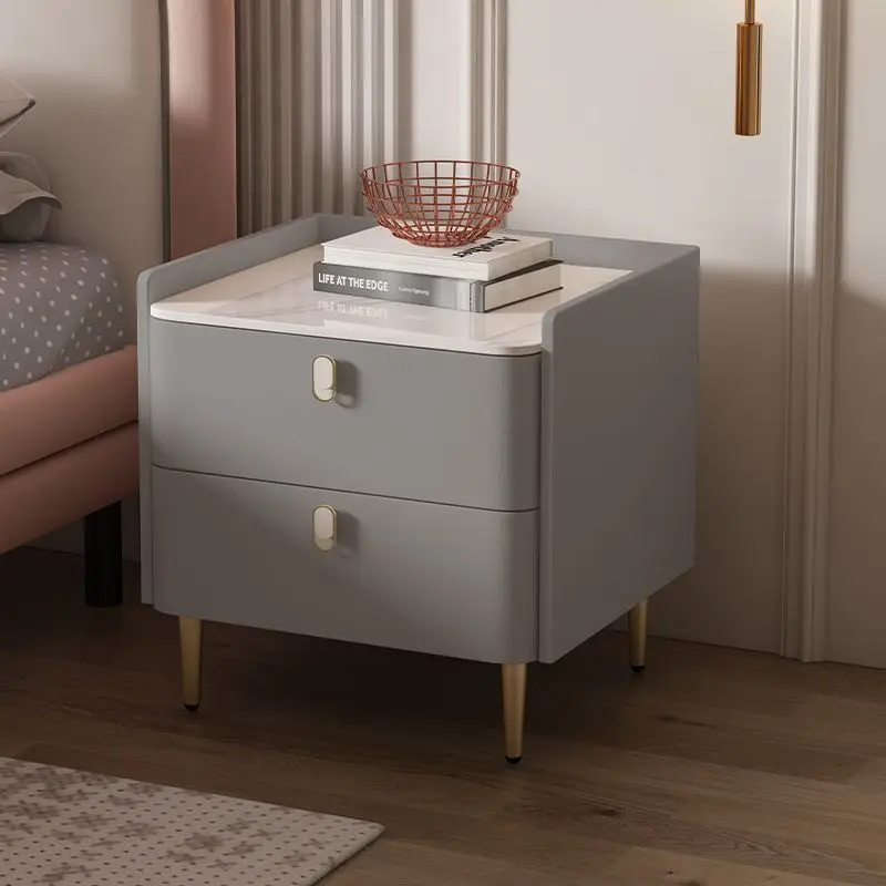 Solid wood simple modern bedroom slate leather bedside table light luxury Internet celebrity small storage installation bedside
Solid wood simple modern bedroom slate leather bedside table light luxury Internet celebrity small storage installation bedside