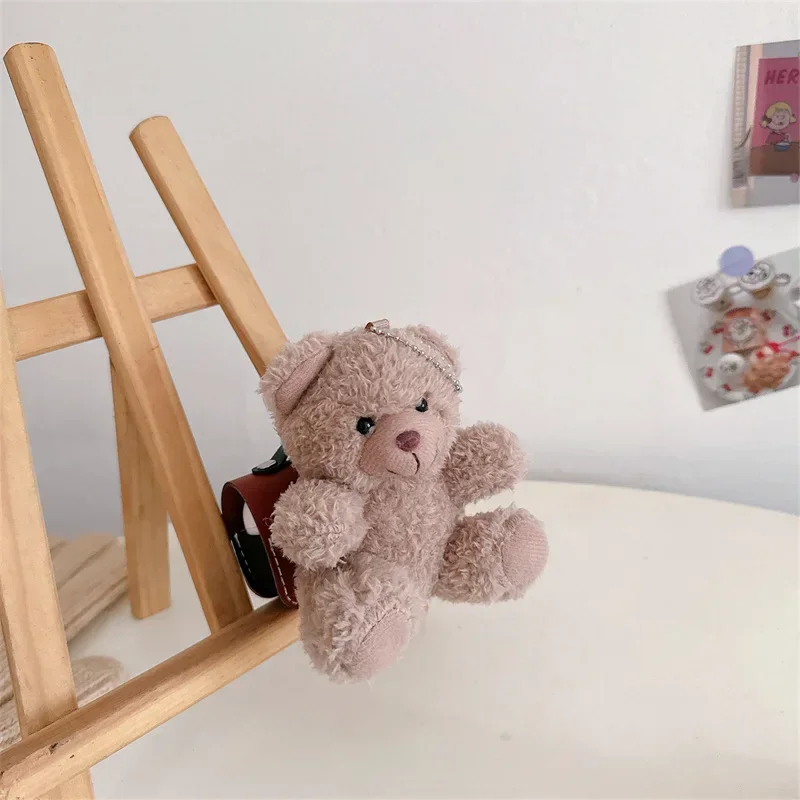 Plush Bear Backpack Case for AirPods 4 Airpod 1 2 3 Pro Pro2 Bluetooth Earbuds Charging Box Protective Earphone Case Cover
Plush Bear Backpack Case for AirPods 4 Airpod 1 2 3 Pro Pro2 Bluetooth Earbuds Charging Box Protective Earphone Case Cover