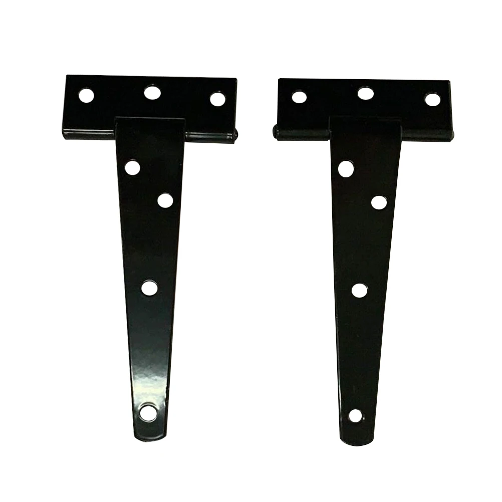 2pcs T Shape Hinges Black Metal 5 Inches Heavy Duty for Wooden Doors Swing Gate Outdoor Indoor Furniture Hardware
2pcs T Shape Hinges Black Metal 5 Inches Heavy Duty for Wooden Doors Swing Gate Outdoor Indoor Furniture Hardware