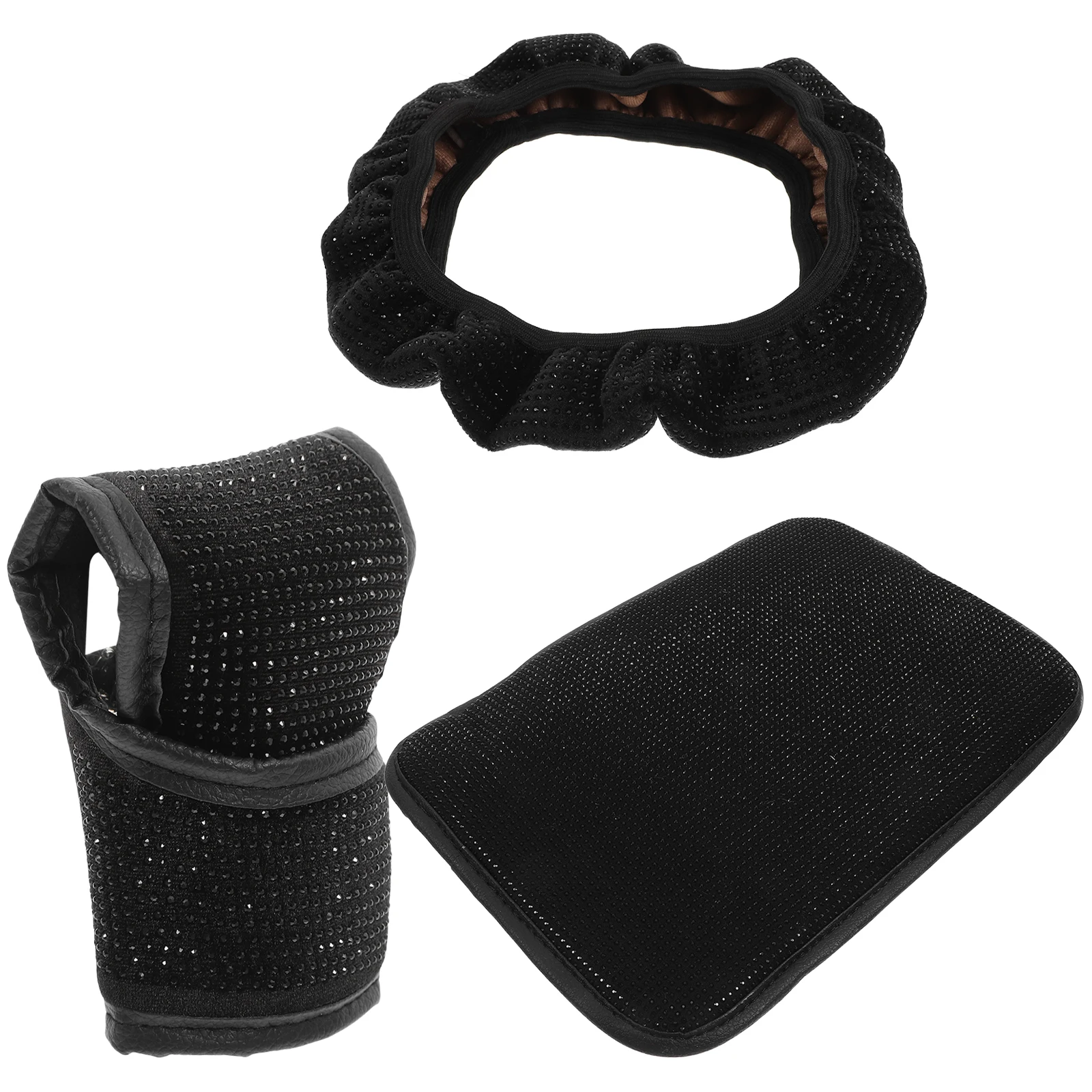 1 Set Bling Steering Wheel Women Car Accessories Rhinestone Decorative Wheel Cover Armrest Cushion Shift Knob Cover For Most
1 Set Bling Steering Wheel Women Car Accessories Rhinestone Decorative Wheel Cover Armrest Cushion Shift Knob Cover For Most