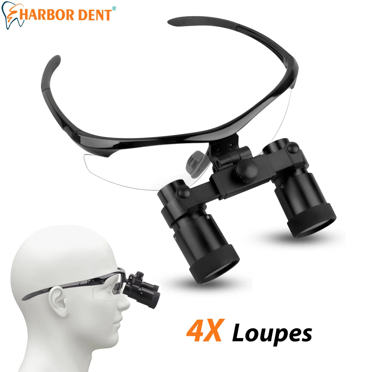 Dental Loupes 4X Surgical Binocular Adjustable Pupillary Distance Magnifying Glasses Dentistry Instrument
Dental Loupes 4X Surgical Binocular Adjustable Pupillary Distance Magnifying Glasses Dentistry Instrument