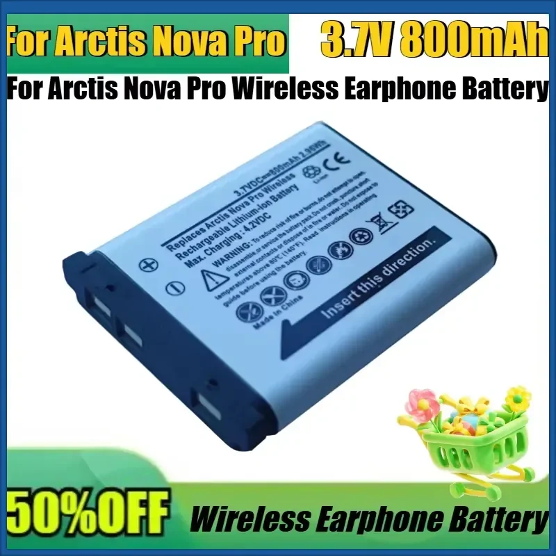 New 3.7V 800mAh High Quality Battery for Arctis Nova Pro Wireless Earphone Battery
New 3.7V 800mAh High Quality Battery for Arctis Nova Pro Wireless Earphone Battery