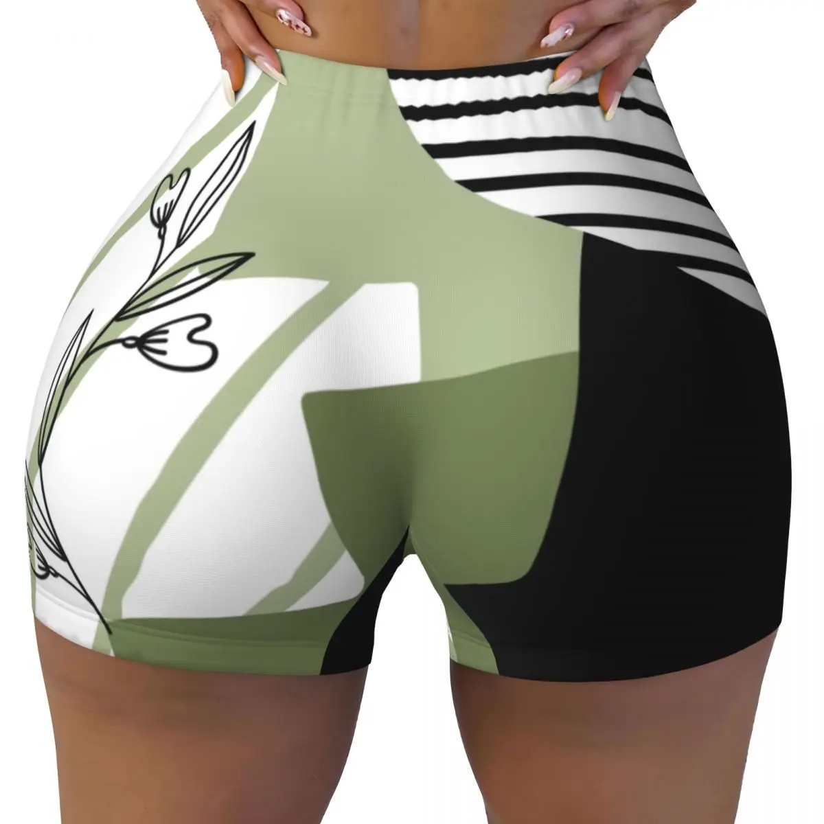 Custom Sage Retro Abstract Boho Running Volleyball Workout Shorts Women's Gym Athletic Yoga Shorts
Custom Sage Retro Abstract Boho Running Volleyball Workout Shorts Women's Gym Athletic Yoga Shorts