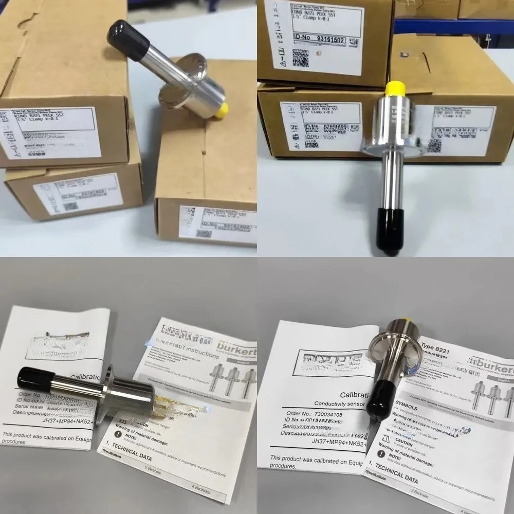 Burkert Sanitary Conductivity Electrode 8221 PEEK SST 1.5'' K=0.1 93161502
Burkert Sanitary Conductivity Electrode 8221 PEEK SST 1.5'' K=0.1 93161502