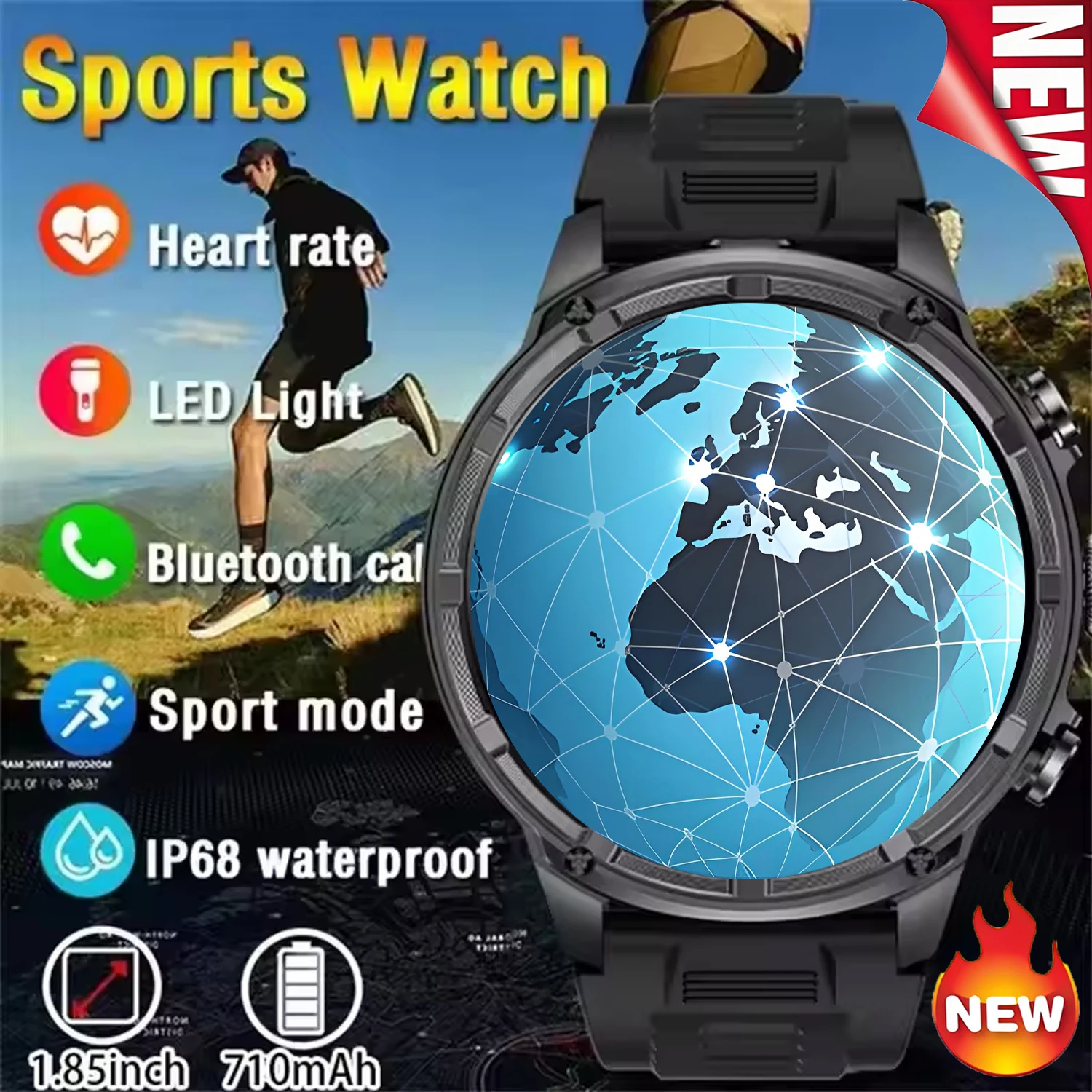 2025 Новые часы V99 1,85-дюймовые Умные часы Ultra HD NFC GPS-чувствительный Bluetooth-вызов 710 мАч Большая батарея Спортивные умные часы для фитнеса
2025 Новые часы V99 1,85-дюймовые Умные часы Ultra HD NFC GPS-чувствительный Bluetooth-вызов 710 мАч Большая батарея Спортивные умные часы для фитнеса