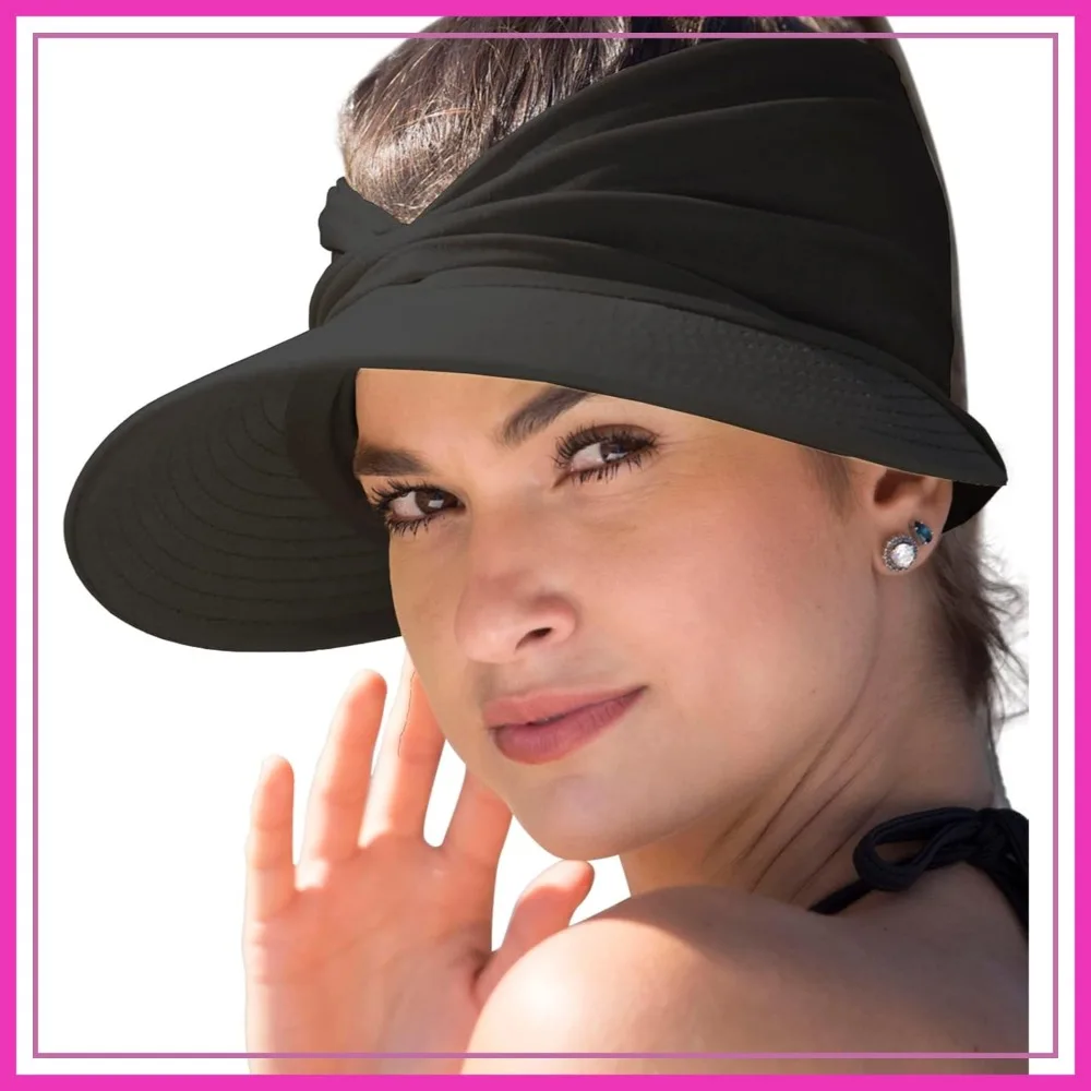Sun Visor Ponytail Hat for Women, Wide Brim Summer Hat with UV Protection, Packable for Sports Golf Tennis Running
Sun Visor Ponytail Hat for Women, Wide Brim Summer Hat with UV Protection, Packable for Sports Golf Tennis Running