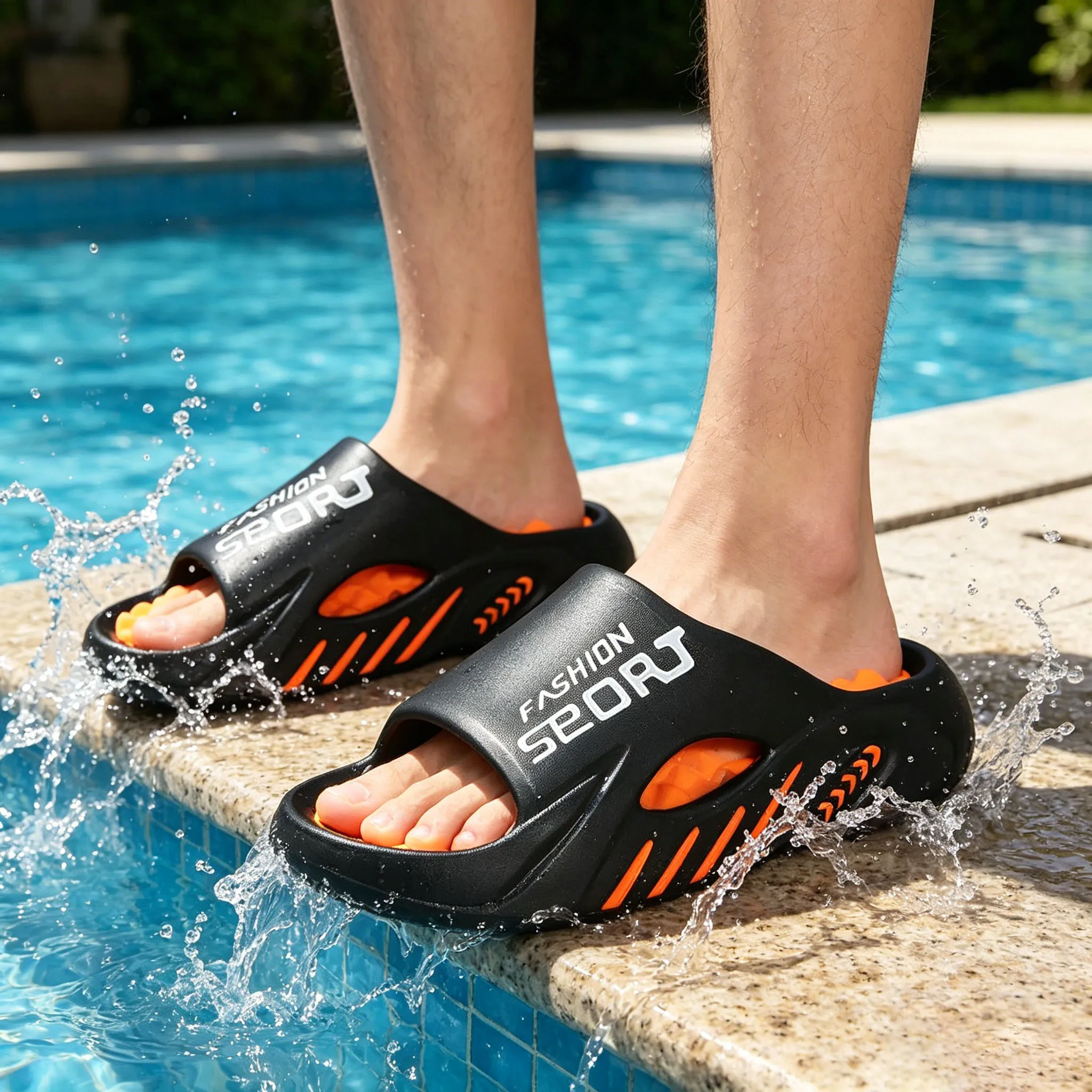 New Men Slippers Women Shoes Summer Beach Slippers Luxury Brand Outdoor Indoor Eva Soft Flip Flops Male Anti-slip Shoes
New Men Slippers Women Shoes Summer Beach Slippers Luxury Brand Outdoor Indoor Eva Soft Flip Flops Male Anti-slip Shoes