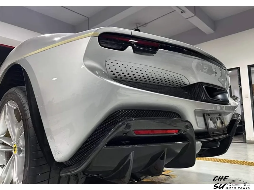 Dry carbon fiber body kit OEM style for Ferrari 296 GTB rear bumper diffuser
Dry carbon fiber body kit OEM style for Ferrari 296 GTB rear bumper diffuser