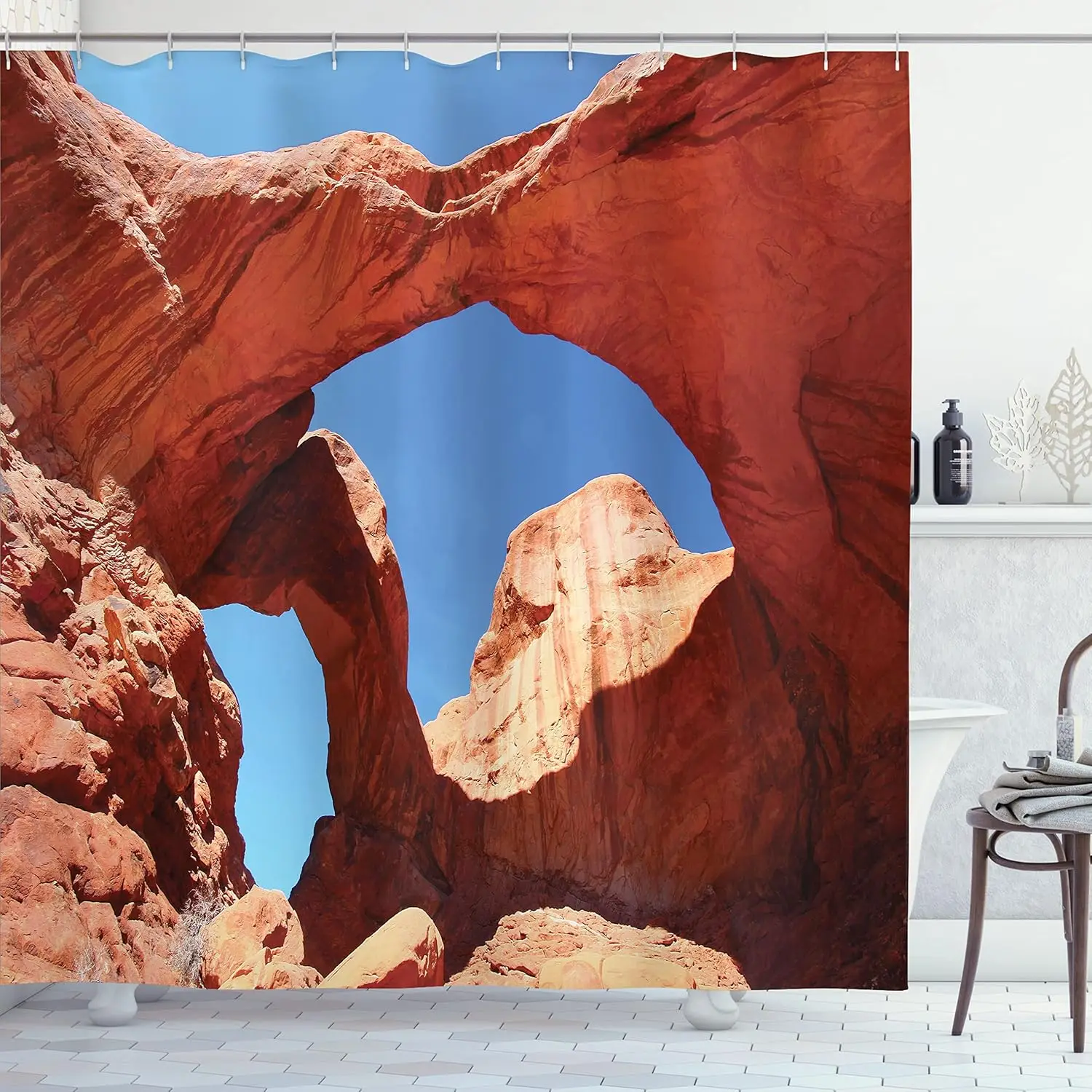 Desert Arch Shower Curtain Red Rock Landscape Nature Photography Canyon View Bathroom Decor180x230
Desert Arch Shower Curtain Red Rock Landscape Nature Photography Canyon View Bathroom Decor180x230