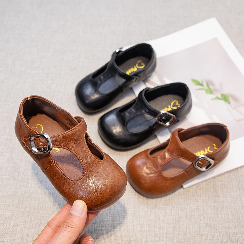 Children Shoes Retro Style Baby Girls Casual Leather Shoes Spring Autumn Non-slip Soft Sole Kids Princess Shoes Size 23-33
Children Shoes Retro Style Baby Girls Casual Leather Shoes Spring Autumn Non-slip Soft Sole Kids Princess Shoes Size 23-33