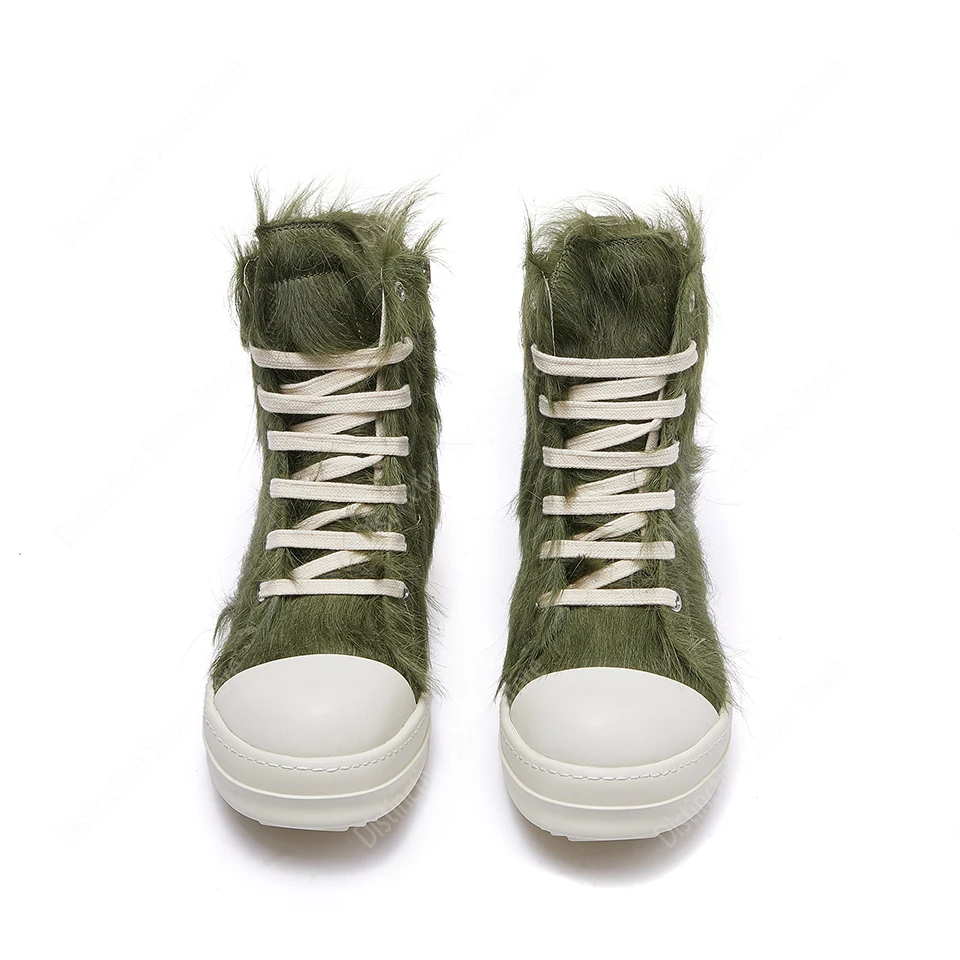 Luxury Horsehair Genuine Leather Shoes Couple Style Leisure Thick Bottomed Boots Shoes High Top Zippers Lace Up Street Sneakers
Luxury Horsehair Genuine Leather Shoes Couple Style Leisure Thick Bottomed Boots Shoes High Top Zippers Lace Up Street Sneakers