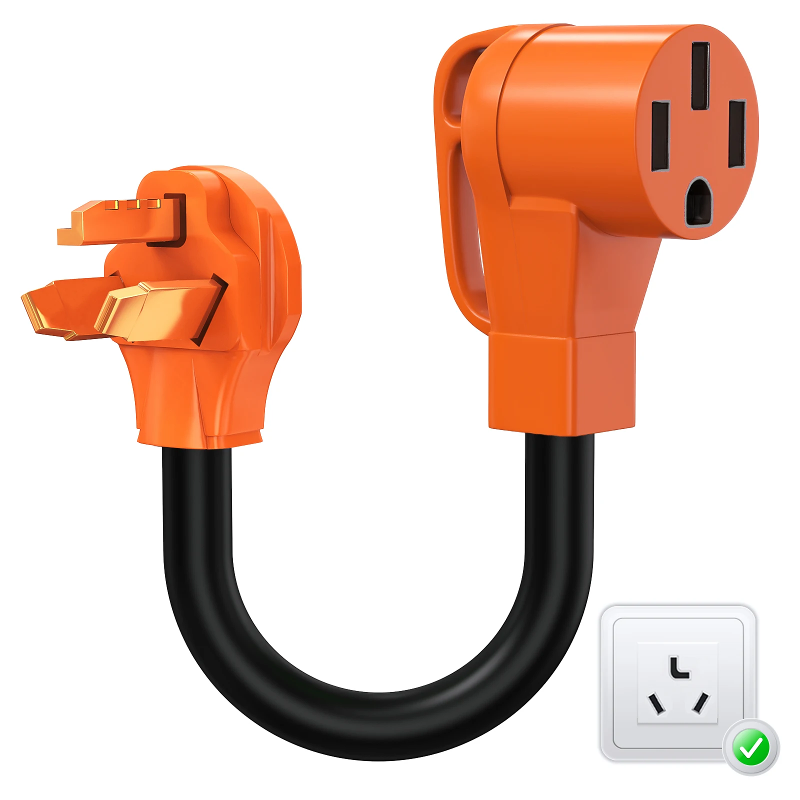 Tera Adapter Cord NEMA 10-30P To 14-50R: For All Level 2 EV Chargers RVs
Tera Adapter Cord NEMA 10-30P To 14-50R: For All Level 2 EV Chargers RVs