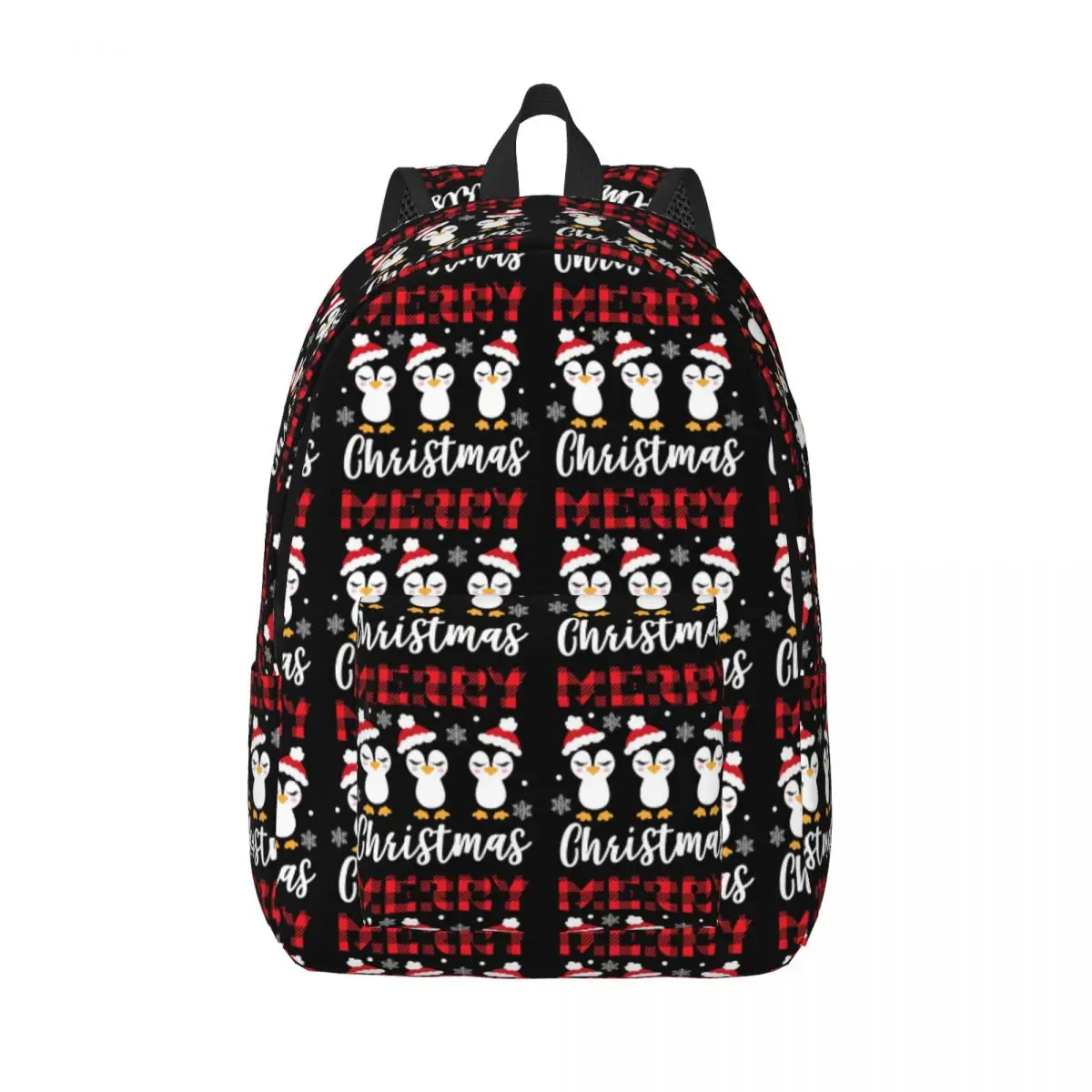 Merry Christmas Penguins Backpack Student Boys Girls BookBag Children School Bag Laptop Shoulder Bags for Men Women
Merry Christmas Penguins Backpack Student Boys Girls BookBag Children School Bag Laptop Shoulder Bags for Men Women