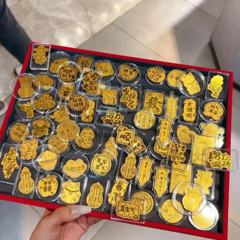 Custom. Genuine 999 Gold Color Gold Foil Princess Please Prosper Good Luck Continuous Fortune Wealth Pixiu Phone Sticker Gif
Custom. Genuine 999 Gold Color Gold Foil Princess Please Prosper Good Luck Continuous Fortune Wealth Pixiu Phone Sticker Gif