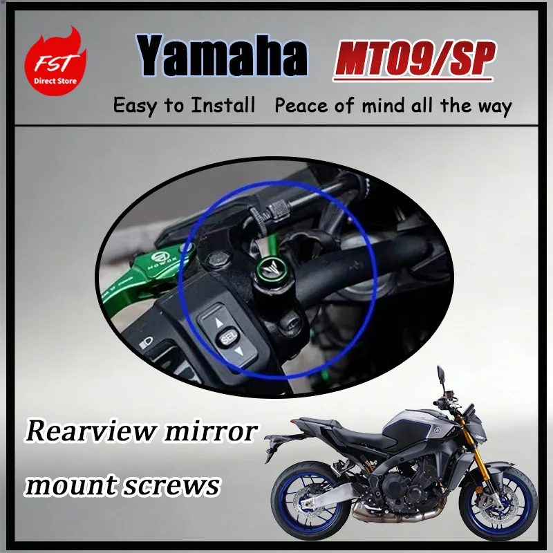 FOR Yamaha MT-09/SP MT-10 MT-07 MT-03 MT-25 CNC Aluminum Mirror Hole Plugs Screw Cap Mod Accessories for Motorbike
FOR Yamaha MT-09/SP MT-10 MT-07 MT-03 MT-25 CNC Aluminum Mirror Hole Plugs Screw Cap Mod Accessories for Motorbike