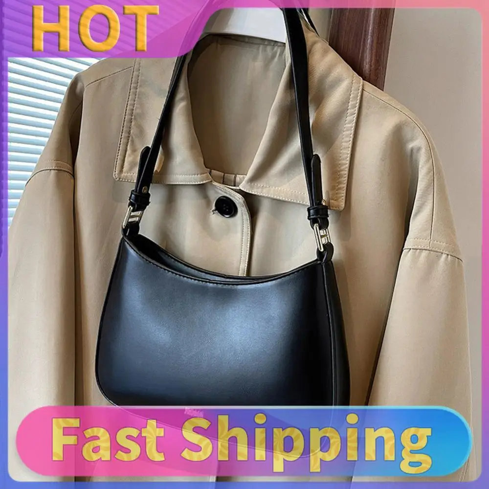 PU Leather Stylish Satchel Bags Large Capacity Women Daily Shoulder Bag Solid Color Vintage Simple Messenger Bag
PU Leather Stylish Satchel Bags Large Capacity Women Daily Shoulder Bag Solid Color Vintage Simple Messenger Bag